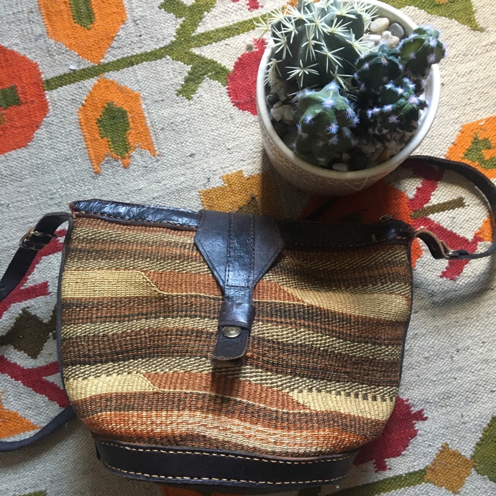 🌿Vintage Basket Shoulder Bag🌿